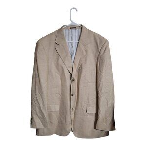 Cesarani Jacket Mens Size 46 R Chelsea Blazer Sport Coat Linen Career Casual